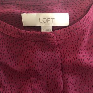 Loft Sleeveless Dress Shirt